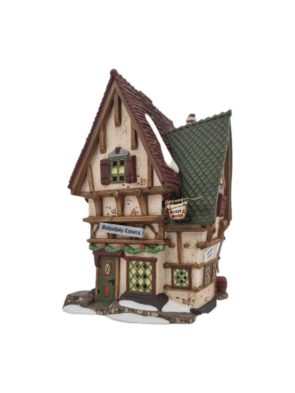 Department 56 DICKENS VILLAGE The MELANCHOLY TAVERN Christmas House 58347